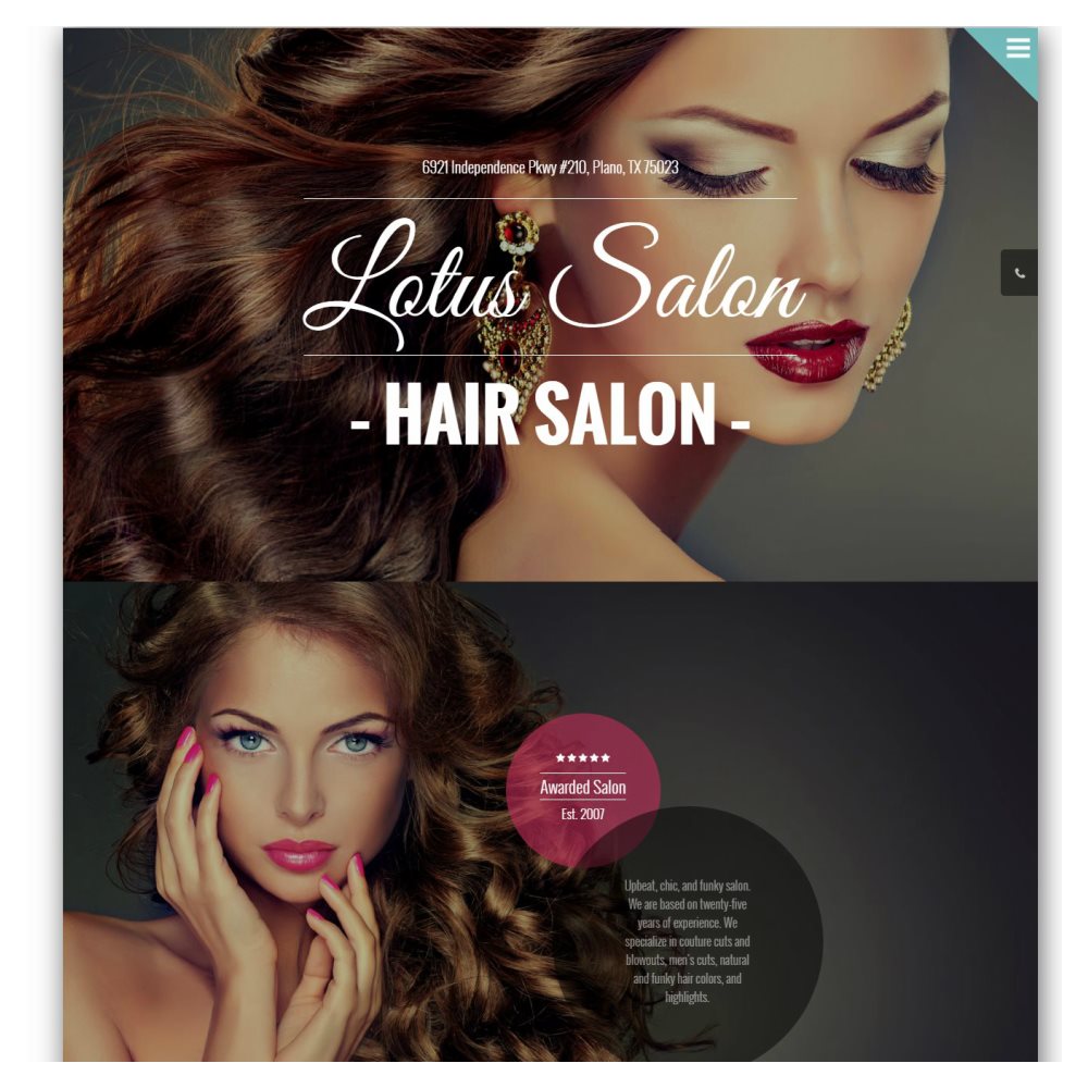 Web Design Plano - Lotus Beauty Salon And Spa Plano